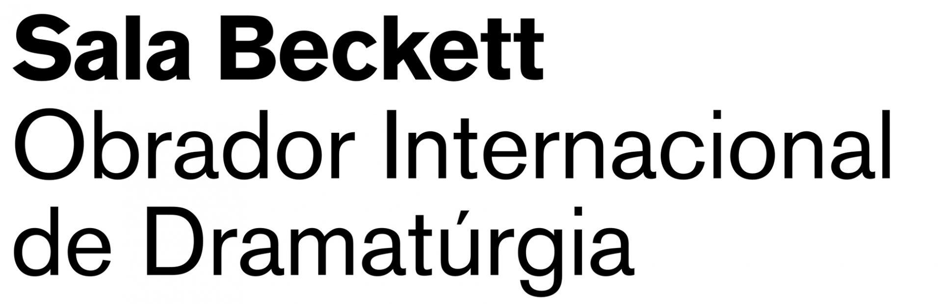 Logo Sala Beckett